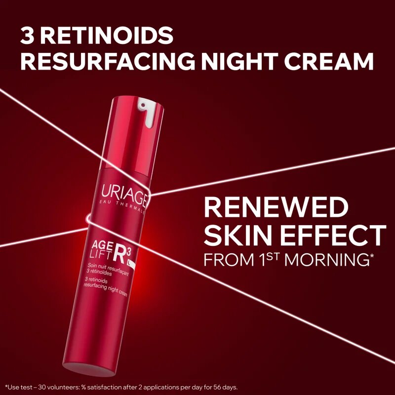 Uriage Age Lift R3 obnovitvena nočna krema za učvrstitev obraza 40 ml