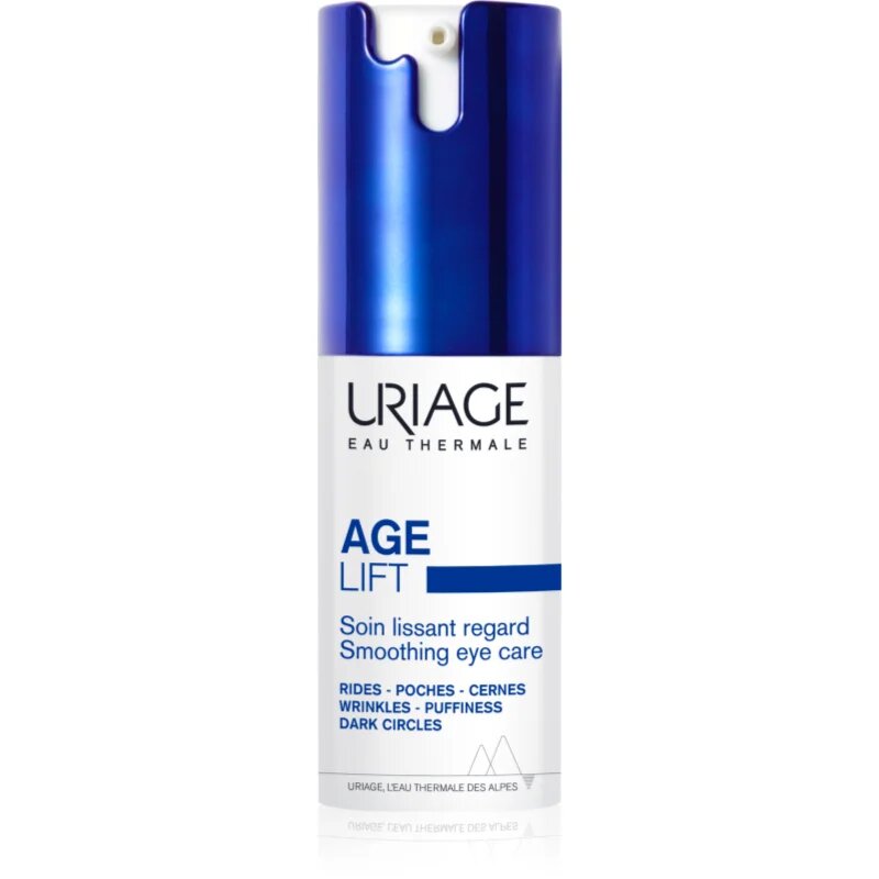 Uriage Age Lift Smoothing Eye Care nega za predel okoli oči za zmanjšanje gub z retinolom 15 ml