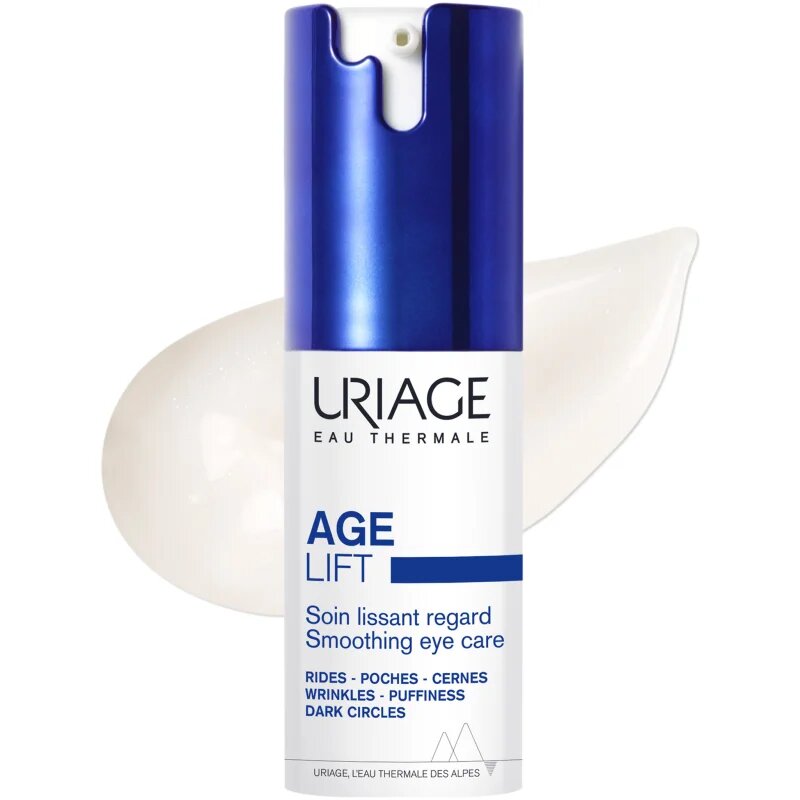 Uriage Age Lift Smoothing Eye Care nega za predel okoli oči za zmanjšanje gub z retinolom 15 ml