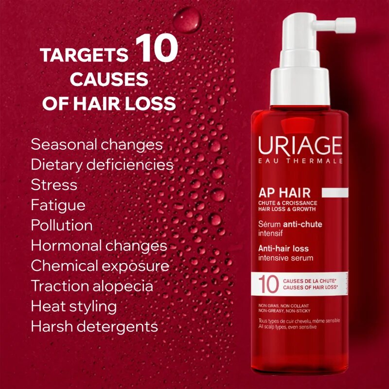 Uriage AP HAIR Anti-Hair Loss Intensive Serum intenzivni serum proti izpadanju las 100 ml
