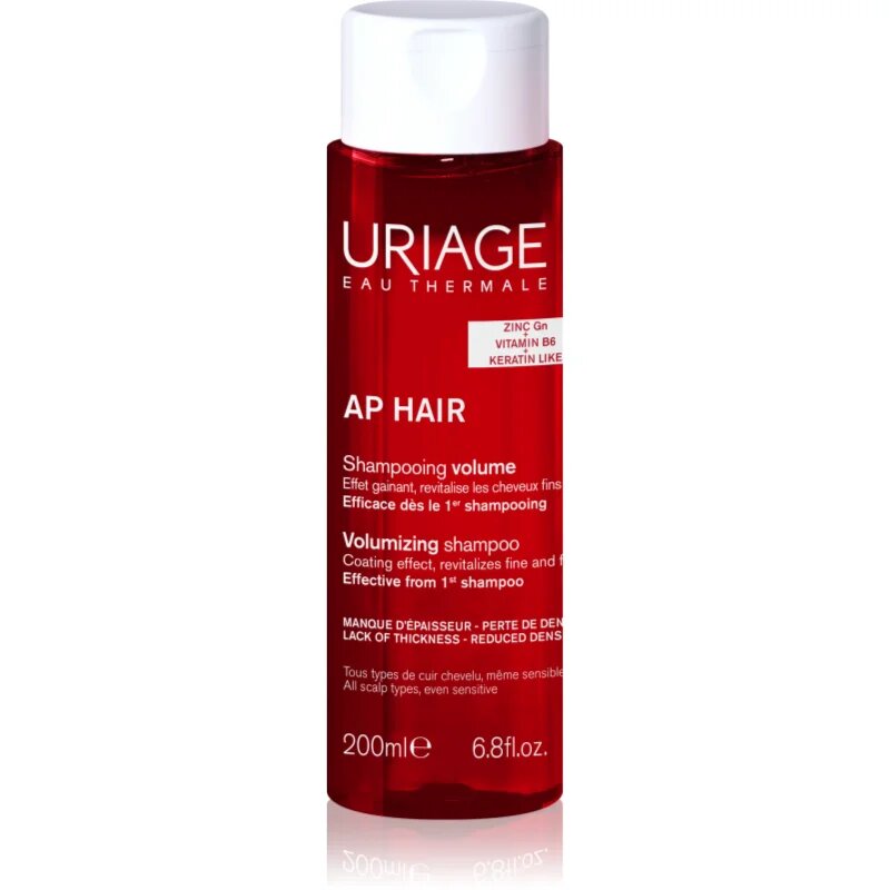 Uriage AP HAIR Volumizing Shampoo šampon za volumen za redke lase 200 ml