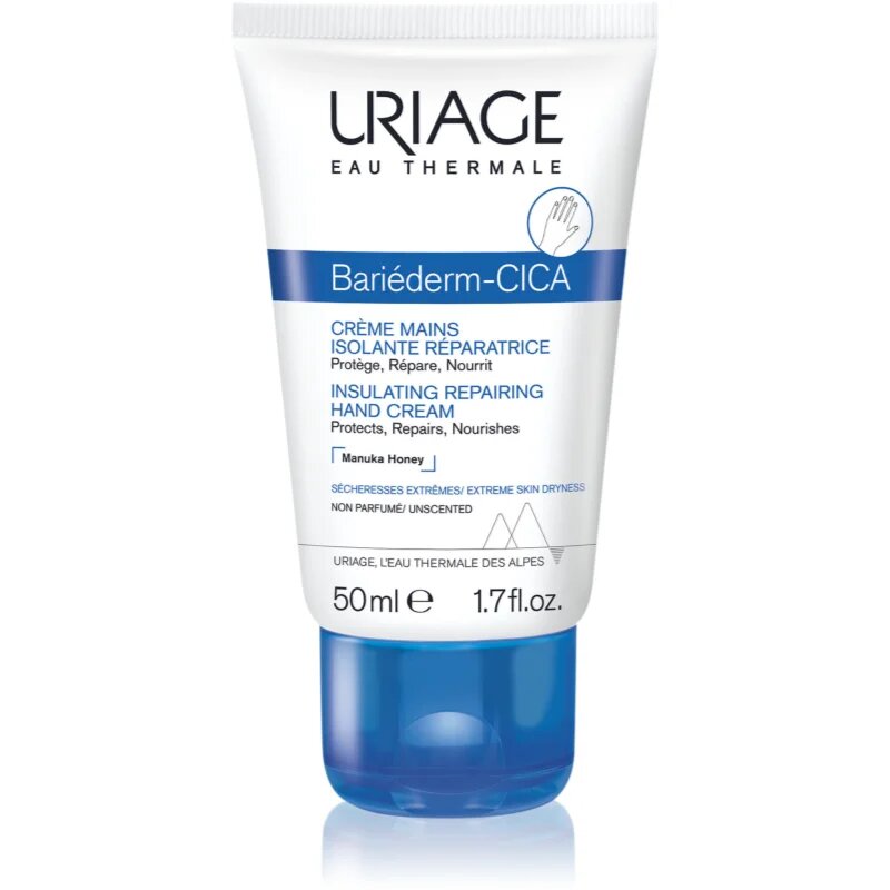 Uriage Bariéderm Cica Insulating Repairing Hand Cream zaščitna in reparativna krema za roke 50 ml