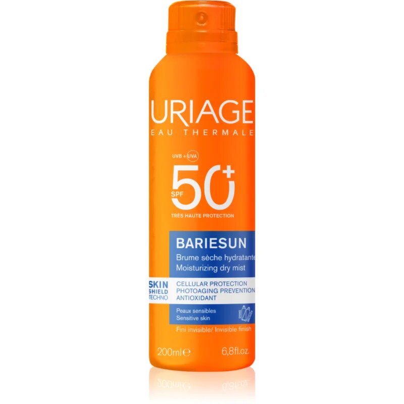 Uriage Bariésun Dry Mist SPF 50+ meglica za sončenje v pršilu SPF 50+ 200 ml