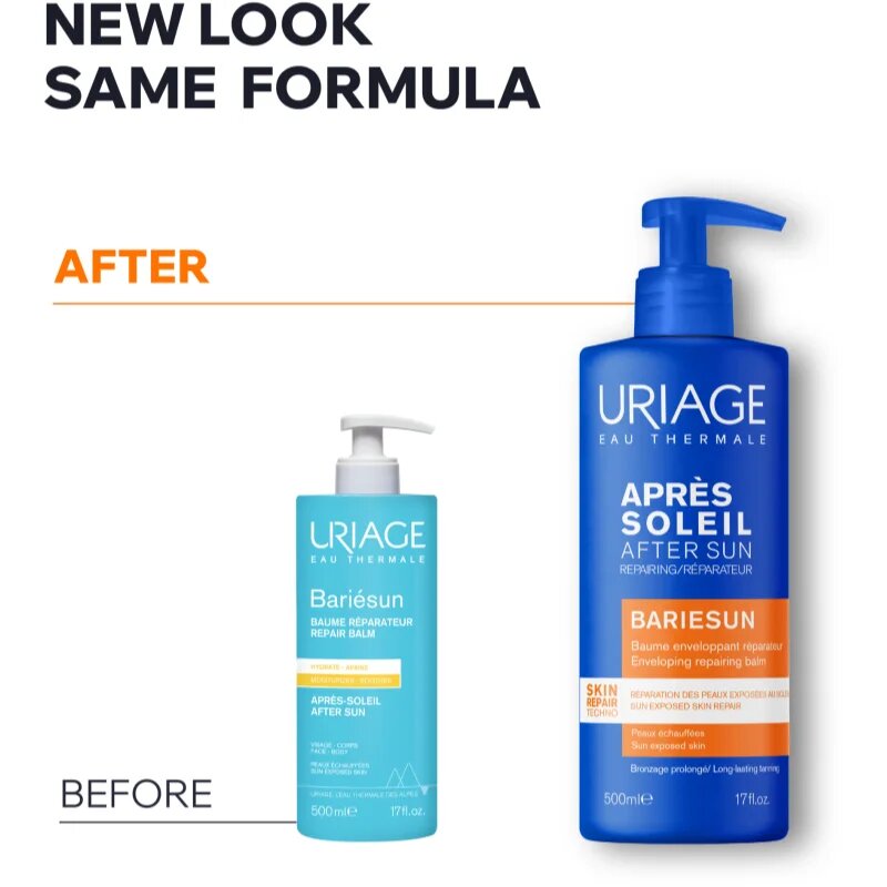Uriage Bariésun Repair Balm regeneracijski balzam za po sončenju za obraz in telo 500 ml