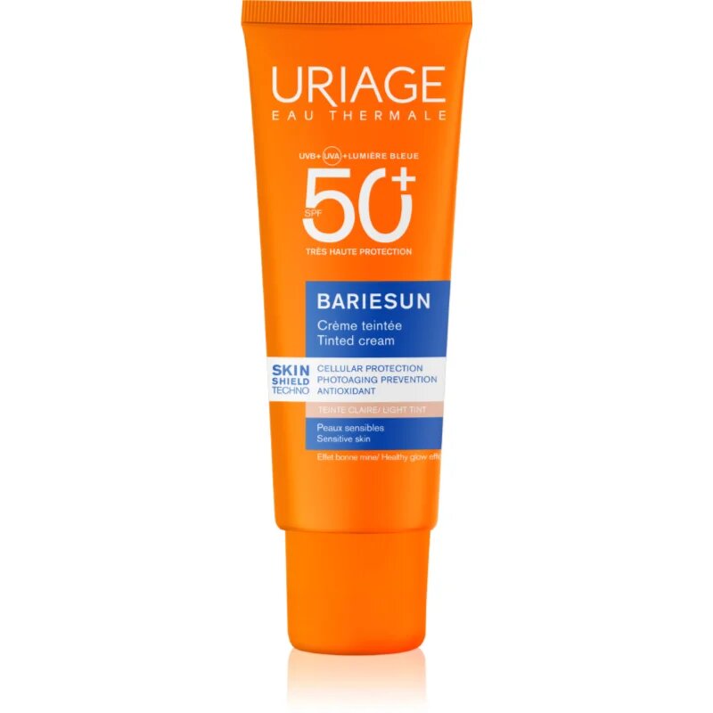 Uriage Bariésun Tinted Cream SPF 50+ zaščitna tonirana krema za obraz SPF 50+ odtenek Fair tint 50 ml