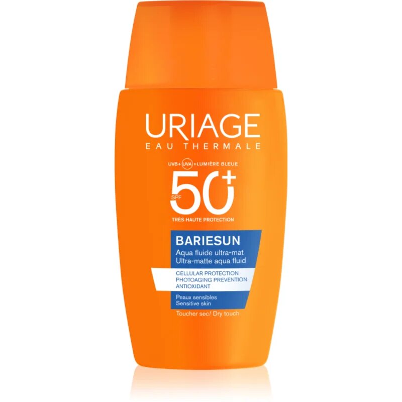 Uriage Bariésun Ultra Matte Aqua Fluid SPF50+ zaščitni matirajoči fluid za obraz SPF 50+ 50 ml