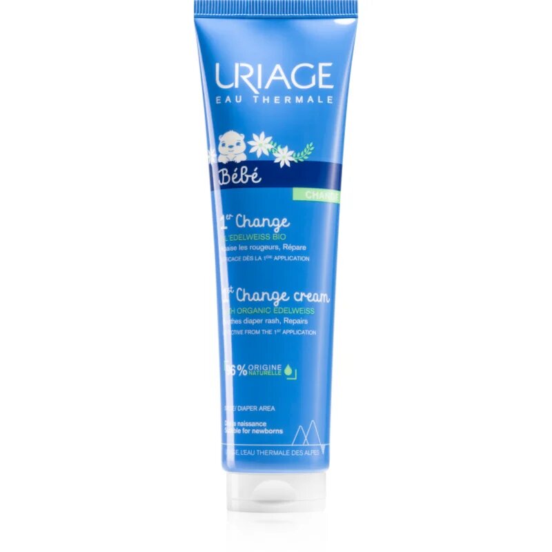 Uriage Bébé 1st Change Cream vlažilna zaščitna krema proti vnetju ritke 100 ml