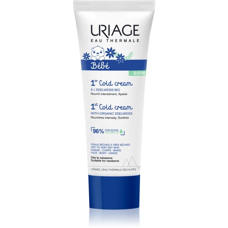 Uriage Bébé 1st Cold Cream hranilna krema za telo in obraz 75 ml