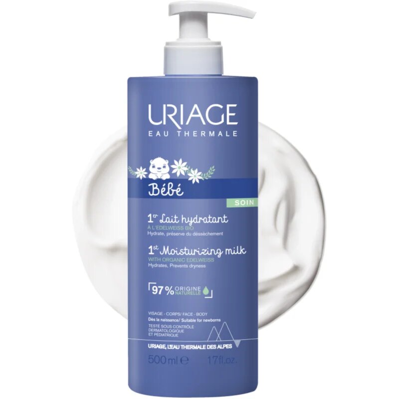 Uriage Bébé 1st Moisturizing Milk vlažilni losjon za otroke od rojstva 500 ml