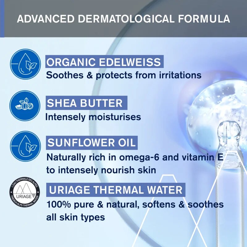 Uriage Bébé 1st Solid Cleansing Cream kremno milo za nežno in gladko kožo za otroke od rojstva 100 g