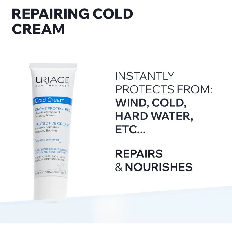 Uriage Cold Cream Protective Cream zaščitna krema z vsebnostjo cold cream 100 ml