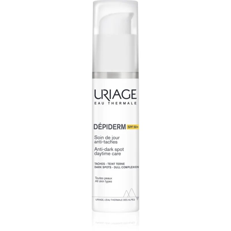 Uriage Dépiderm Anti-dark Spot Daytime Care zaščitna dnevna krema za preprečevanje pigmentnih madežev SPF 50+ 30 ml