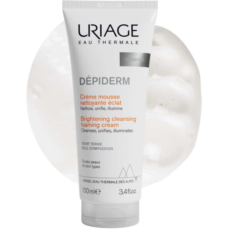 Uriage Dépiderm Brightening Cleansing Foam čistilna penasta krema 100 ml