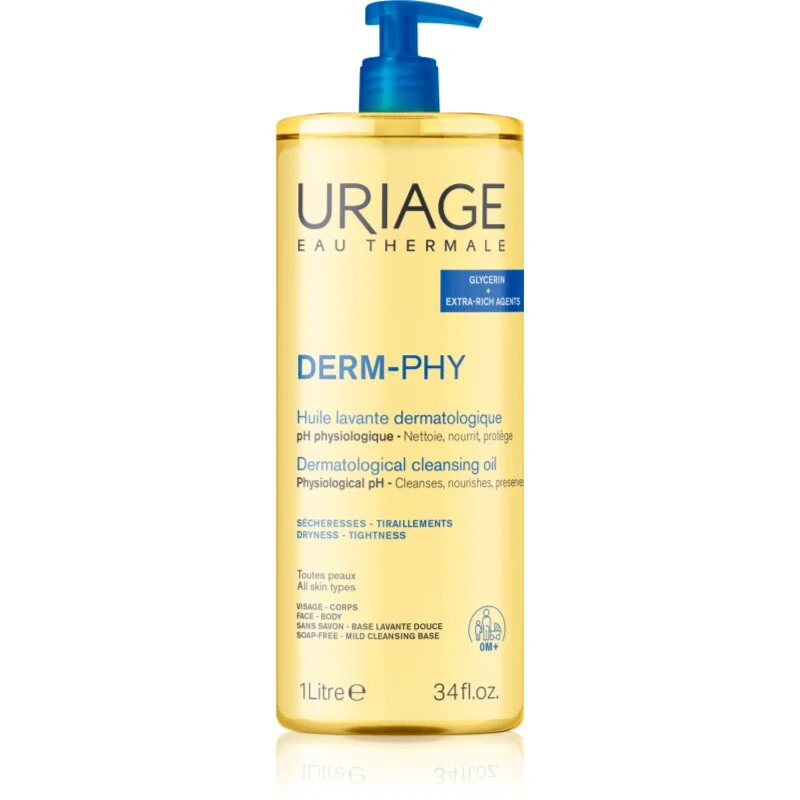 Uriage DERM-PHY Dermatological Cleansing Oil negovalno olje za prhanje 1000 ml