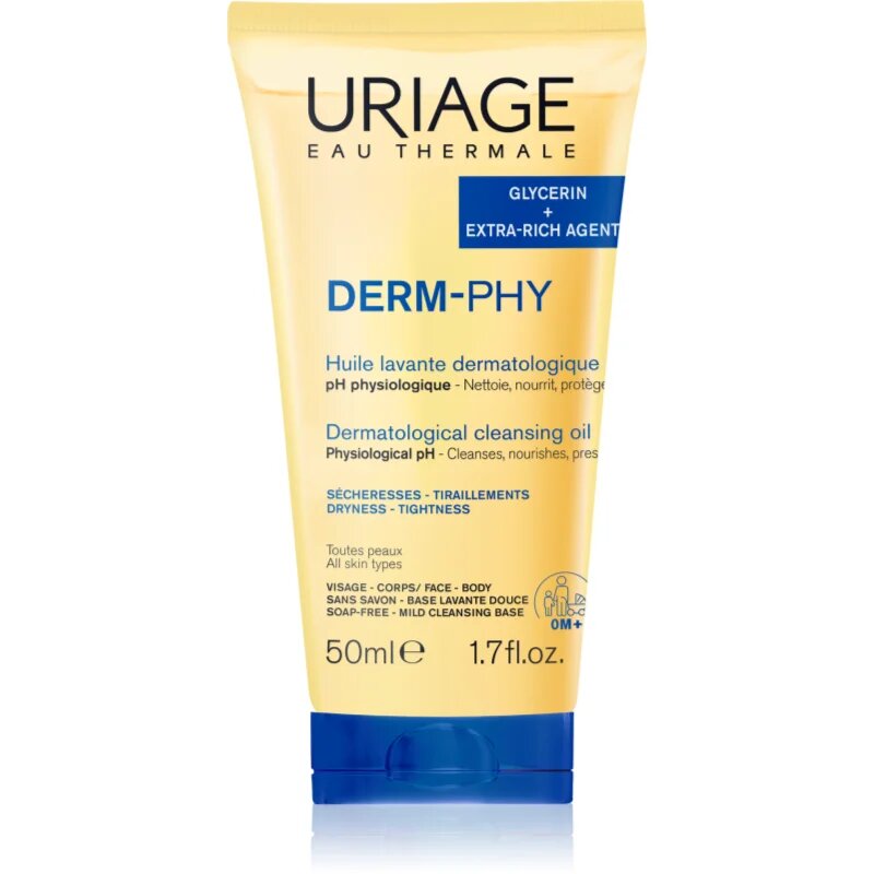 Uriage DERM-PHY Dermatological Cleansing Oil negovalno olje za prhanje 50 ml