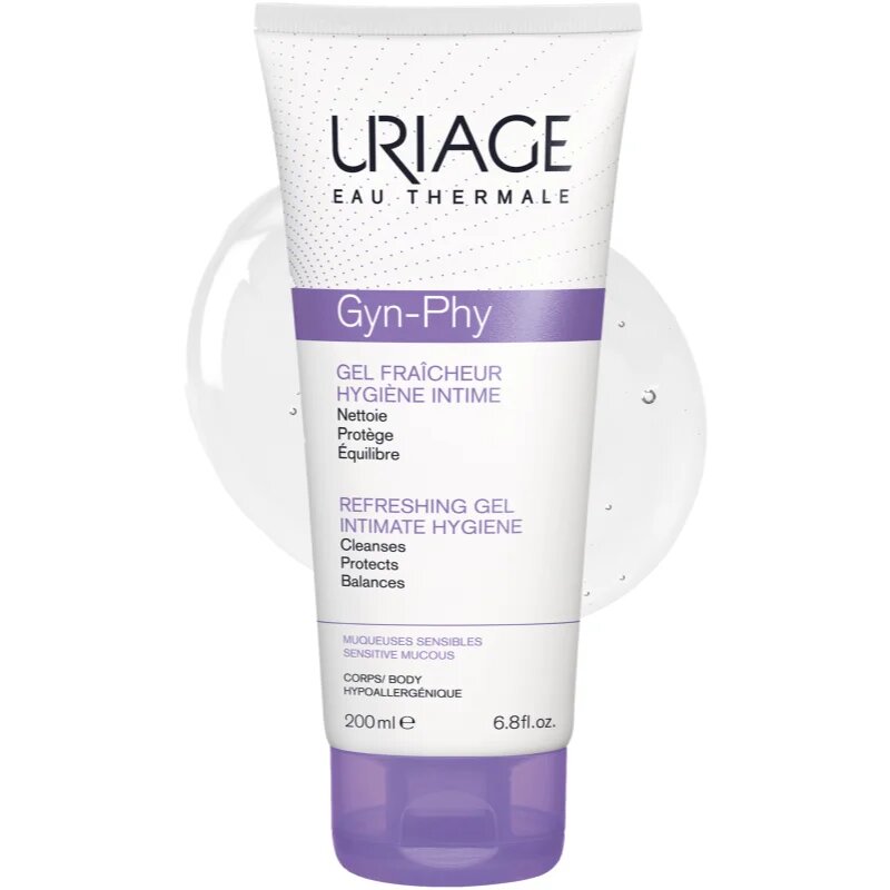 Uriage Gyn-Phy Refreshing Gel Intimate Hygiene osvežilni gel za intimno higieno 200 ml