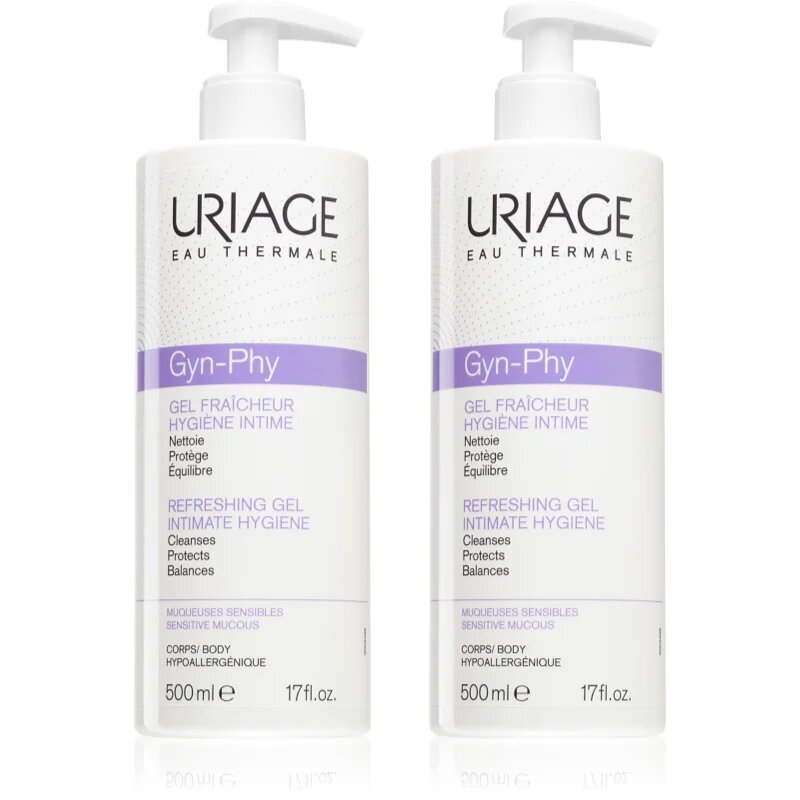 Uriage Gyn-Phy Refreshing Gel Intimate Hygiene set za intimno higieno