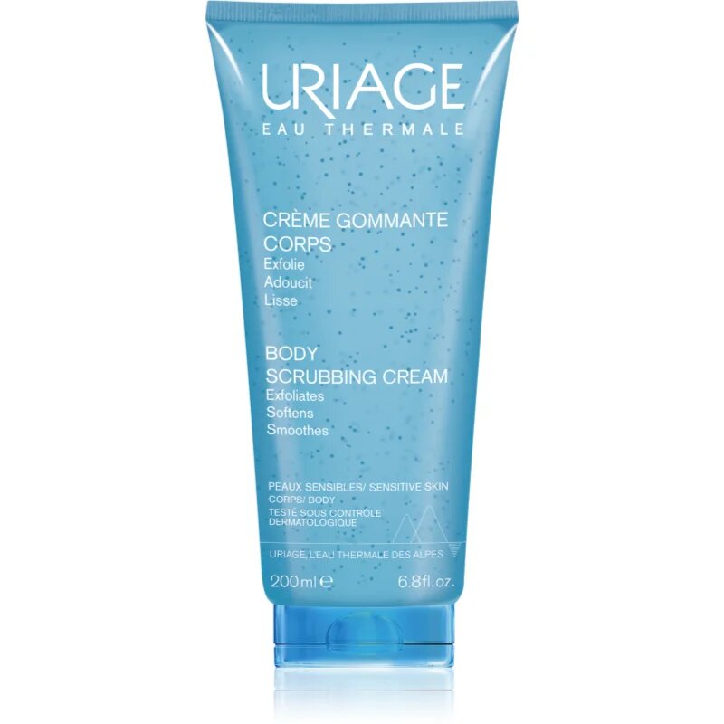 Uriage Hygiène Body Scrubbing Cream piling krema za telo za občutljivo kožo 200 ml