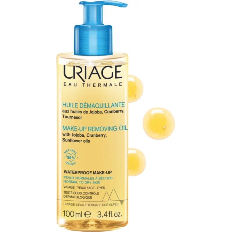 Uriage Hygiène Make-up Removing Oil čistilno olje za normalno do suho kožo 100 ml