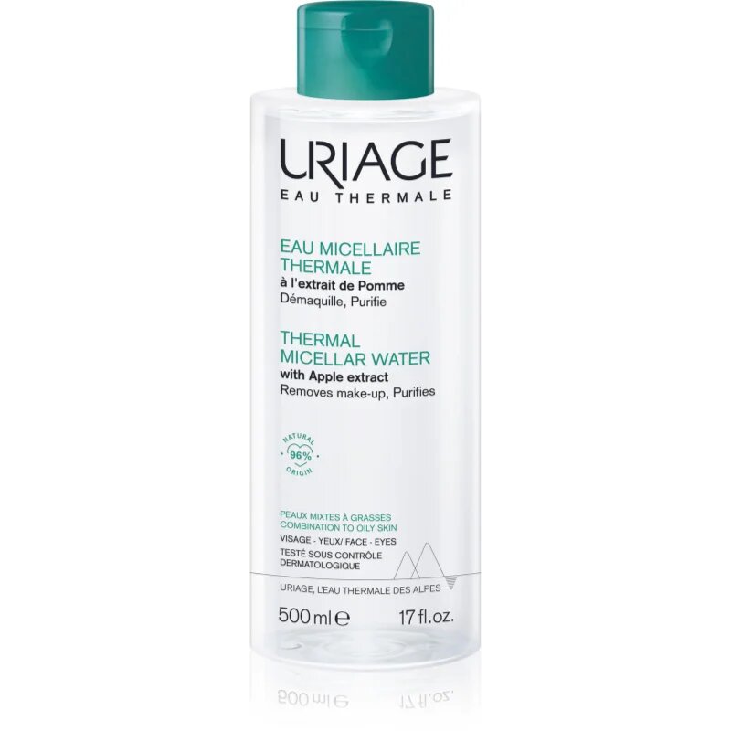 Uriage Hygiène Thermal Micellar Water - Combination to Oily Skin micelarna čistilna voda za mešano do mastno kožo 500 ml