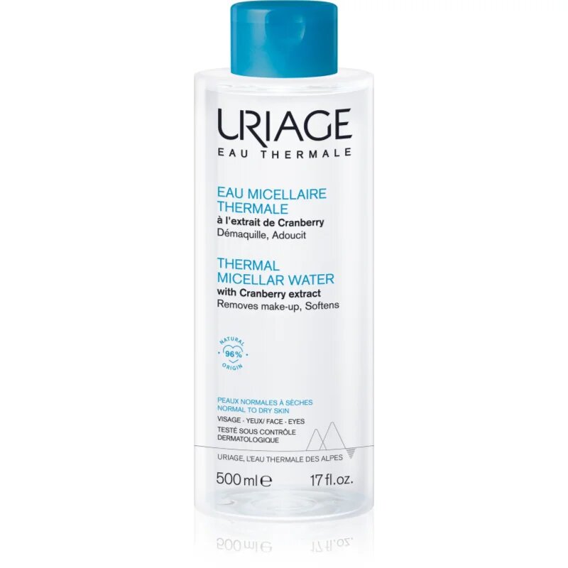Uriage Hygiène Thermal Micellar Water - Normal to Dry Skin micelarna čistilna voda za normalno do suho kožo 500 ml
