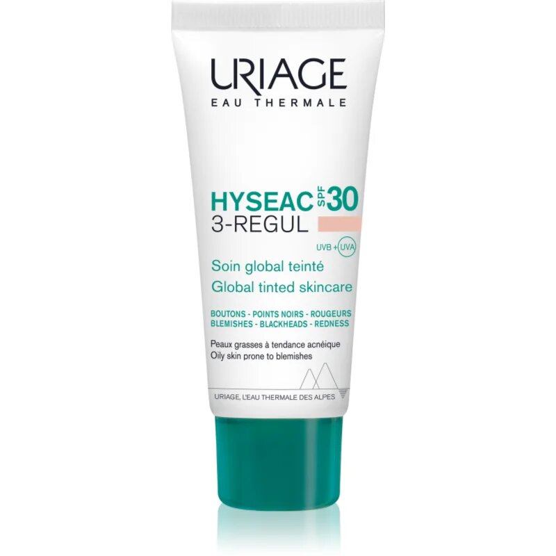 Uriage Hyseac 3-Regul kompleksna tonirana nega proti nepopolnostim kože SPF 30 40 ml