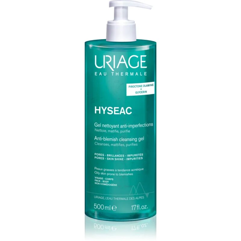 Uriage Hyseac Cleansing Gel nežni čistilni gel za obraz in telo 500 ml