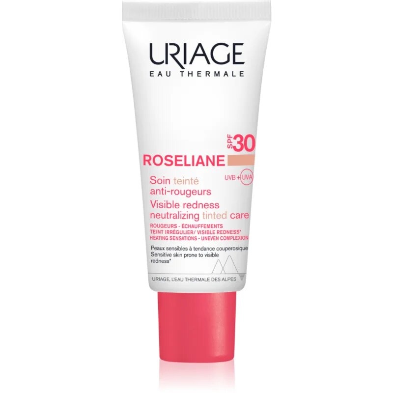 Uriage Roseliane CC Cream SPF 30 CC krema za občutljivo kožo nagnjeno k rdečici SPF 30 40 ml