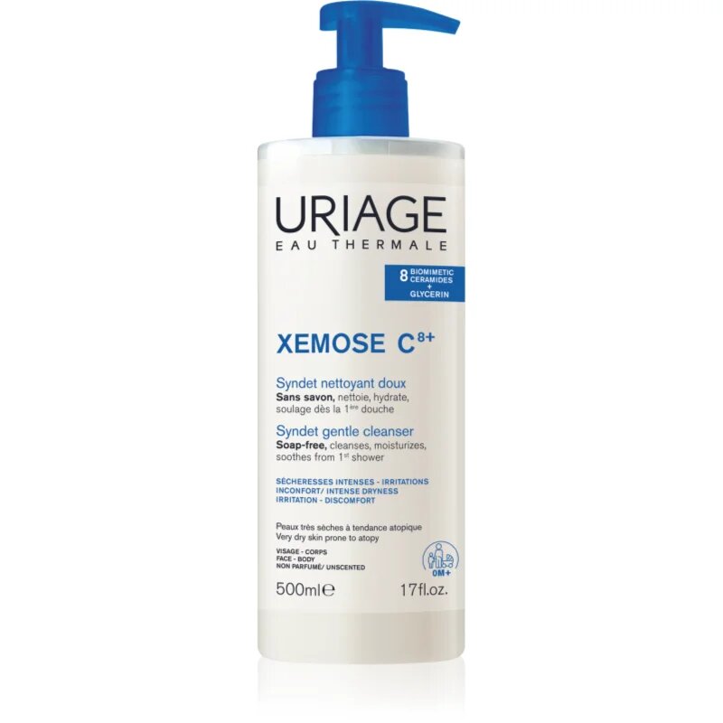 Uriage Xemose C8+ Syndet Gentle Cleanser syndet za suho do atopijsko kožo 500 ml