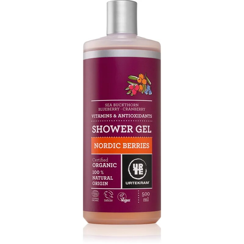 Urtekram Nordic Berries gel za prhanje veliko pakiranje 500 ml