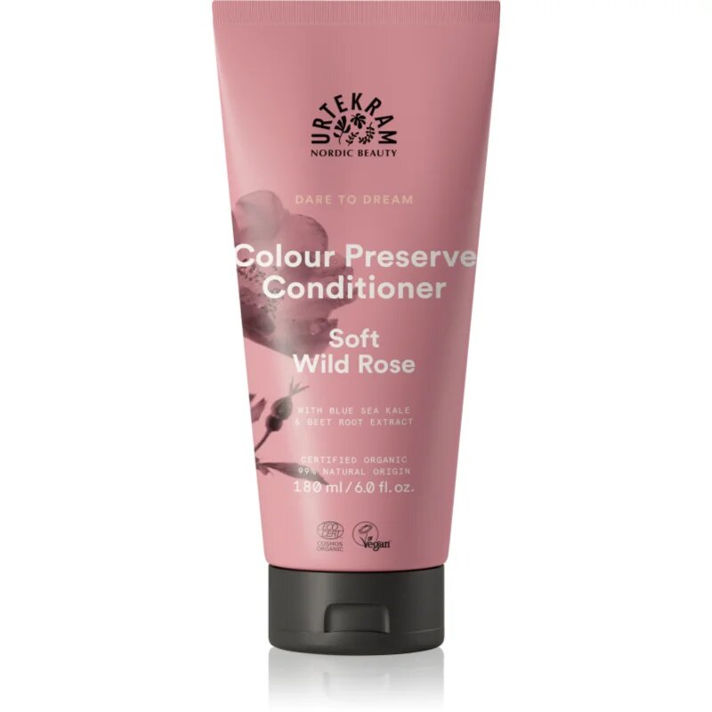 Urtekram Soft Wild Rose balzam za zaščito barve 180 ml