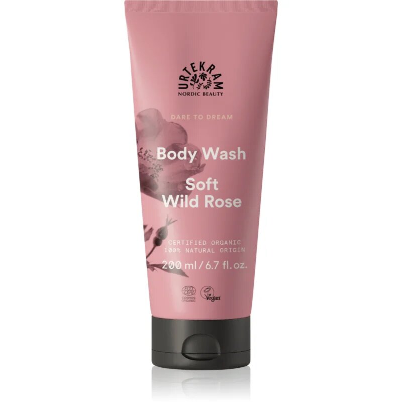 Urtekram Soft Wild Rose gel za prhanje 200 ml