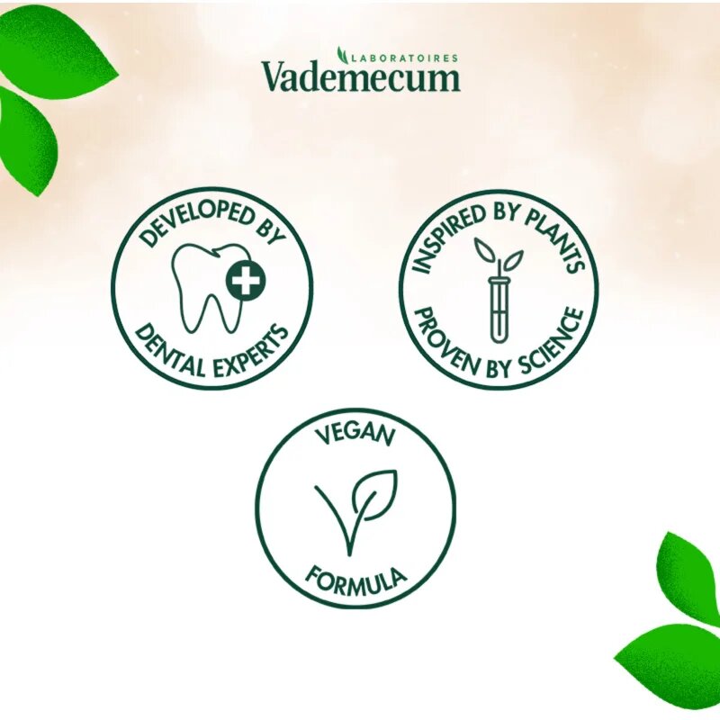 Vademecum BIO Junior otroška zobna pasta s fluoridom od 6 let Minty Mango 50 ml