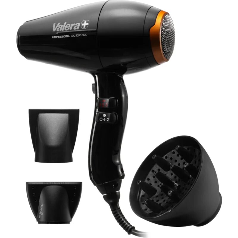 Valera Swiss Silent Jet 8500 RC D sušilnik za lase NightBlack 1 kos