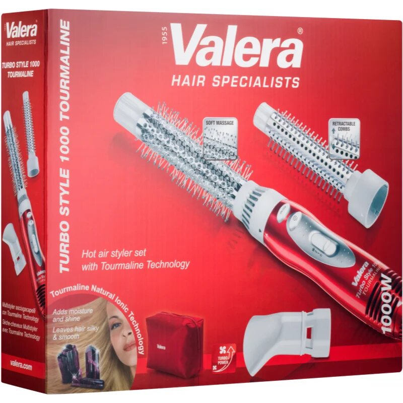 Valera Turbo Style 1000 Tourmaline kodralnik-sušilnik in elektrostimulator z ionizatorjem (603.01B)