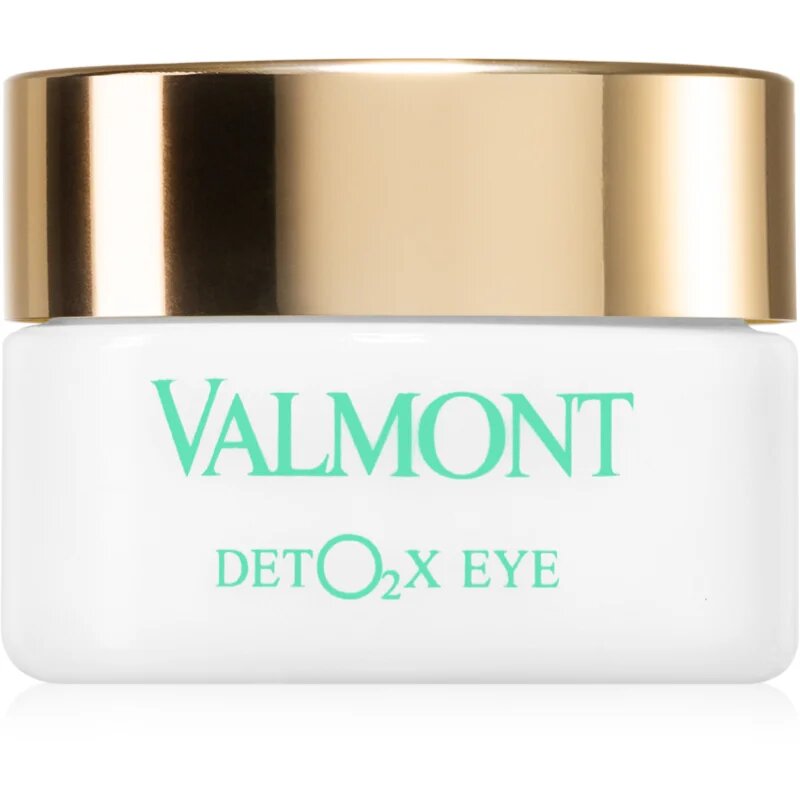 Valmont DetO2x Eye krema za razstrupljanje in posvetljevanje za predel okoli oči proti oteklinam in temnim kolobarjem 12 ml