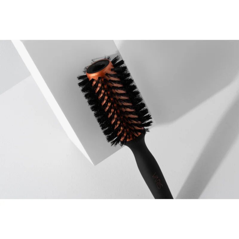 VARIS Boar Brush okrogla krtača s ščetinami divjega prašiča Medium 33 mm 1 kos