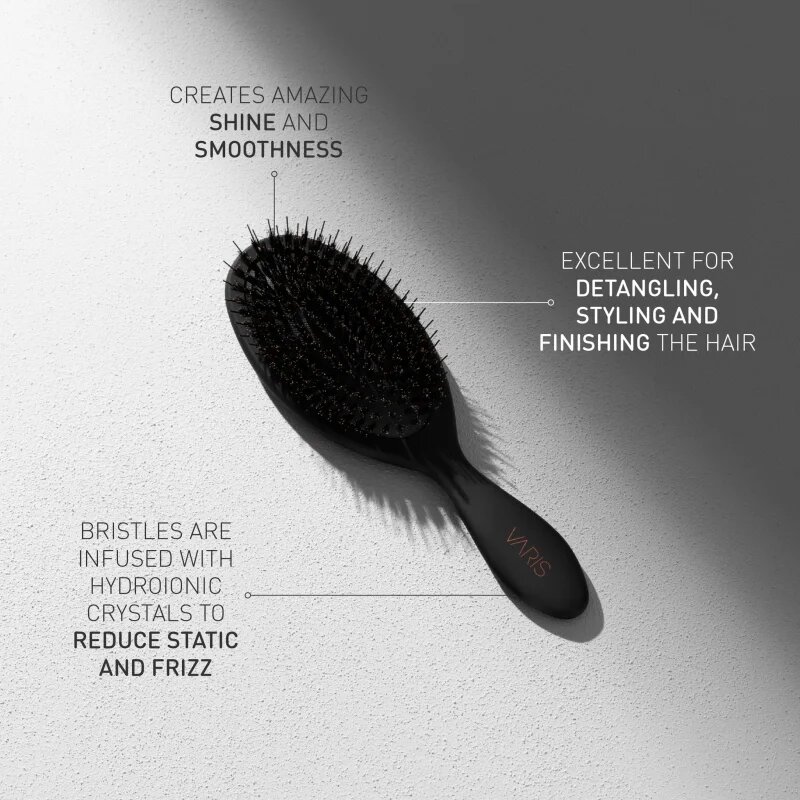 VARIS Smoothing Brush ravna krtača za glajenje las 1 kos