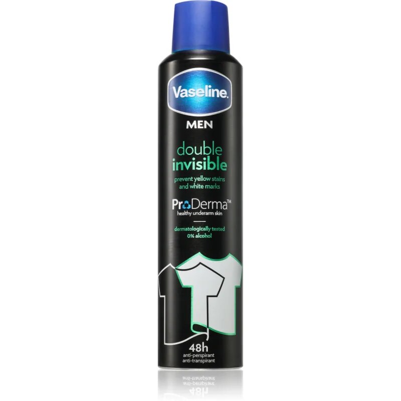 Vaseline Double Invisible Men antiperspirant v pršilu za moške 250 ml