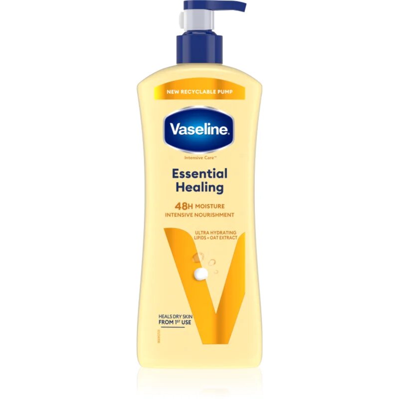 Vaseline Essential Healing vlažilni losjon za telo 600 ml