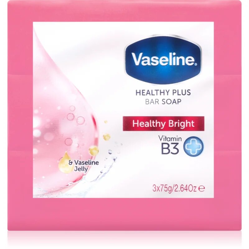 Vaseline Healthy Bright Bar Soap set trdih mil 3x75 g