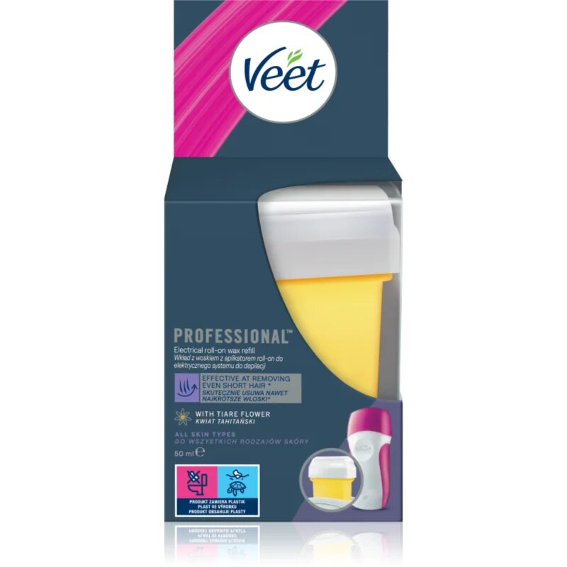 Veet EasyWax nadomestno voskasto polnilo za v električni set za noge in telo Tiare Flower 50 ml