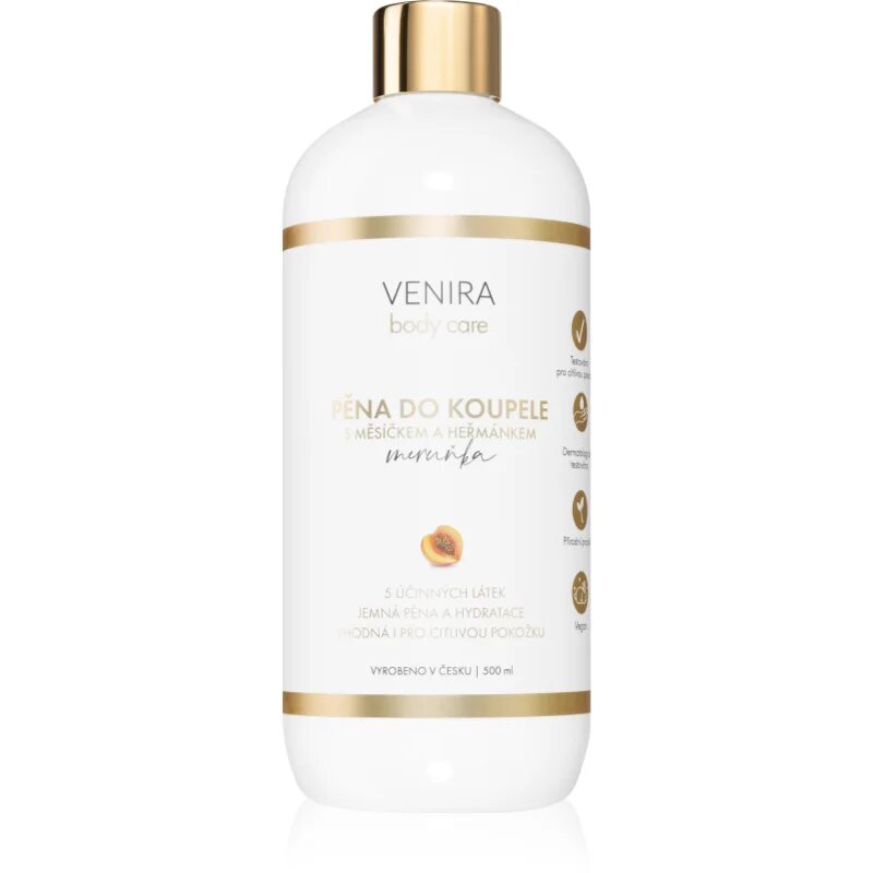 Venira Bath Foam with Calendula and Chamomile pena za kopel Apricot 500 ml