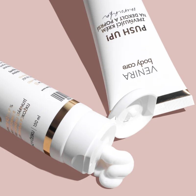 Venira PUSH UP! Firming Cream učvrstitvena krema za prsi Apricot 150 ml