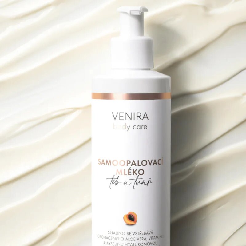 Venira Self-Tanning Lotion samoporjavitvena krema za telo in obraz Apricot 250 ml