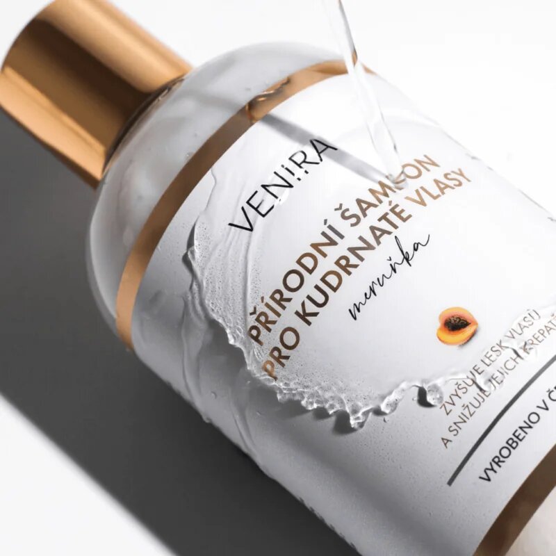 Venira Shampoo for curly hair naravni šampon Apricot 300 ml