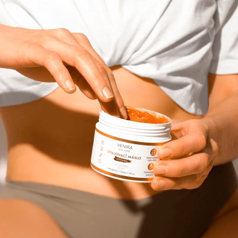 Venira Tan Body Butter Bronze maslo za sončenje Chocolate 100 ml