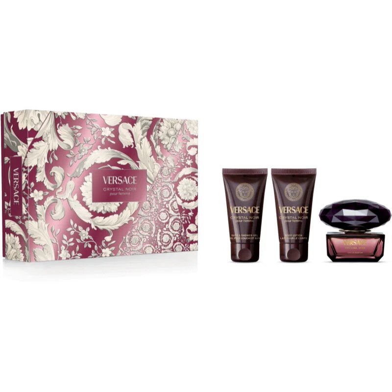 Versace Crystal Noir darilni set za ženske