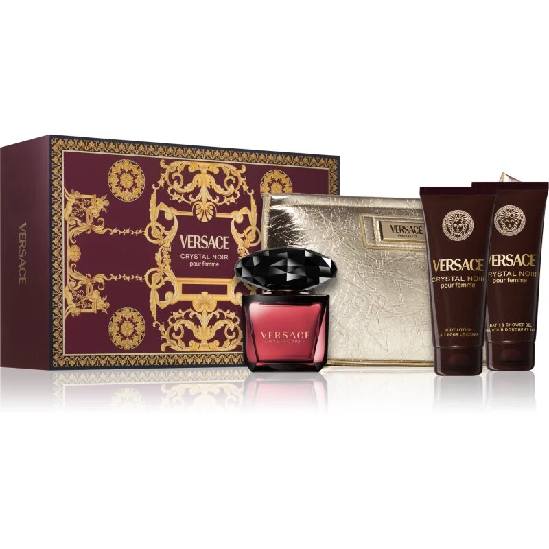 Versace Crystal Noir darilni set za ženske 1 kos