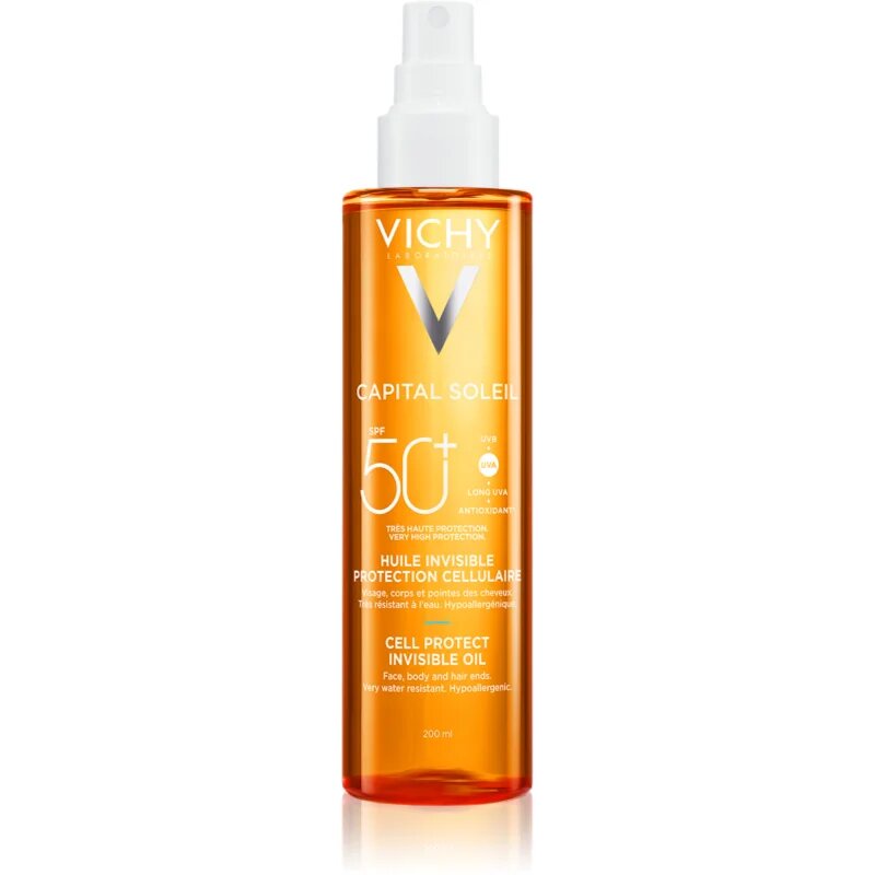 Vichy Capital Soleil Idéal Soleil olje za sončenje SPF 50+ 200 ml